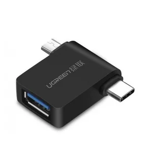 UGREEN UGREEN Adapter UGREEN 30453 (USB 2.0 typu A - USB typu C ; kolor czarny) 2_223233 - Adaptery i przejściówki - miniaturka - grafika 2