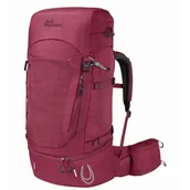 Plecaki - Damski plecak trekkingowy Jack Wolfskin HIGHLAND TRAIL 50+5 WOMEN sangria red - ONE SIZE - miniaturka - grafika 1