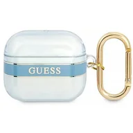Akcesoria do słuchawek - Etui Guess do AirPods 3 cover niebieski/blue Strap Collection - miniaturka - grafika 1