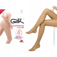 Rajstopy - Gatta rajstopy Fortissima 15 den lycra golden 3-M - miniaturka - grafika 1