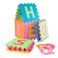 Maty piankowe - Cyfry I Alfabet Mata Piankowa Edukacyjna Smiki Puzzle 36 Elementów 10M+ - puzzle - miniaturka - grafika 1