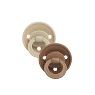 Smoczki uspokajające - Elodie Details - Smoczek lateksowy 3 m-ce +  Pure Khaki - 2 sztuki - miniaturka - grafika 1