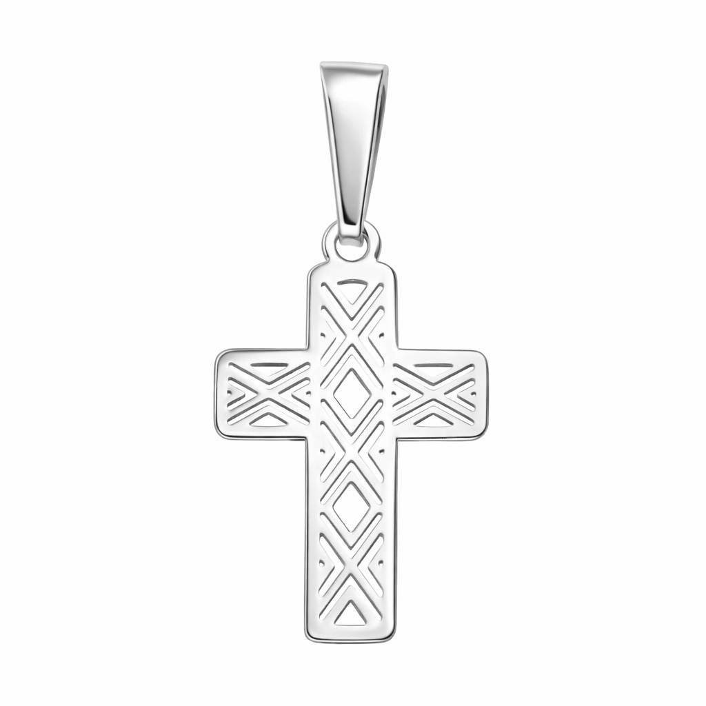 Srebrny krzyżyk Ag 925 ażurowy KC019RS