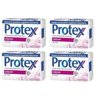 Mydła - Protex, Zestaw 4x, Mydło antybakteryjne, Cream, 90 g - miniaturka - grafika 1