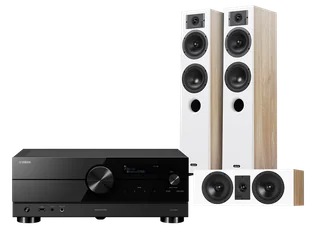Kino domowe Yamaha RX-A2A (czarny) + Diva 5 (dąb) + Diva 7 (dąb) - Kino domowe - miniaturka - grafika 1
