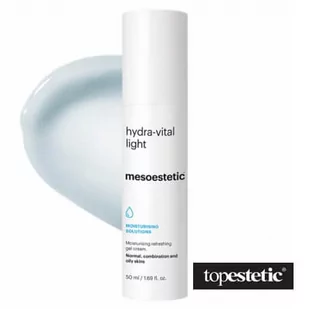 Mesoestetic Hydra - vital light Odświeżający i rewitalizujący żel-krem nawilżający 50 ml - Kremy do twarzy - miniaturka - grafika 1