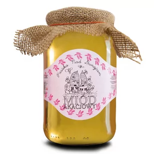 Miód akacjowy nektarowy nie rozgrzewany surowy płynny miód leczniczy 1250g - Miód - miniaturka - grafika 1