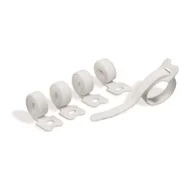 Inne akcesoria elektryczne - Opaska rzep do spinania kabli Durable CAVOLINE Grip Tie 200mm x 10mm biała 5szt. /503602/ DU1616-10 - miniaturka - grafika 1