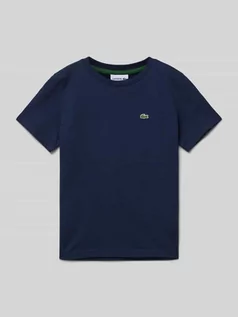 Koszulki dla chłopców - T-shirt z wyhaftowanym logo - grafika 1