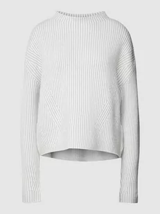 Sweter z dzianiny ze wzorem w paski model ‘Peis’ - Swetry damskie - miniaturka - grafika 1