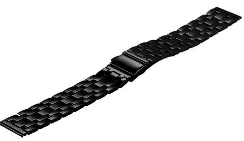 Lavvu Bransoleta stalowa do zegarka 16 mm Connect M2-16 BK czarna prosta .