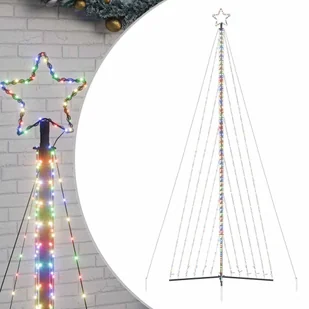 vidaXL Lampki choinkowe, 789 kolorowych LED, 476 cm - Ozdoby bożonarodzeniowe - miniaturka - grafika 1