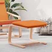 Pufy i podnóżki - vidaXL Podnóżek, ciemnożółty, 51x41x40 cm, tapicerowany tkaniną - miniaturka - grafika 1