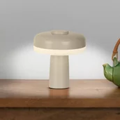 Lampy stojące - Näve Lampa stołowa LED Pilu, beżowa Wysokość 16,5 cm metal Touchdim - miniaturka - grafika 1