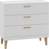 Komody dla dzieci - Kocot Kids Komoda dla dzieci KUBI biała - miniaturka - grafika 1