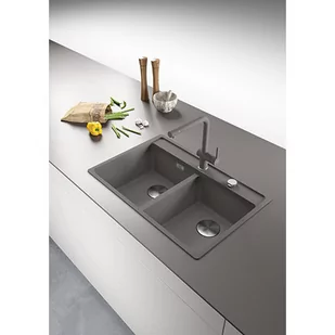 Franke Zlewozmywak fragranitowy Maris MRG 620-35-35 Kamienny Szary 114.0661.784 114.0661.784 - Zlewozmywaki - miniaturka - grafika 2