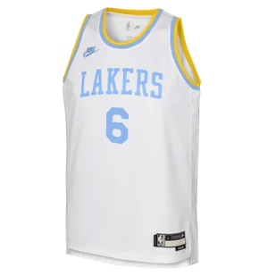 Koszulka dla dużych dzieci Nike Dri-FIT NBA Swingman Lebron James Los Angeles Lakers - Biel - Swetry męskie - miniaturka - grafika 1