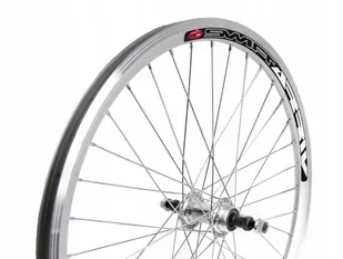 Koło do roweru 26" tył stożek Piasta Quando srebrn - Koła rowerowe - miniaturka - grafika 1