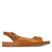 Sandały damskie - Sandały Jana 8-28160-42 Brązowy - miniaturka - grafika 1