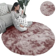 Dywany - Dywan okrągły Ombre Strado 200x200 OmbrePurple (Różowy) - miniaturka - grafika 1