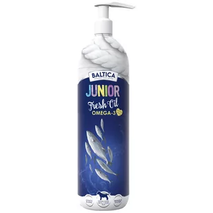 Baltica Omega3 Junior 1000ml - Suplementy i witaminy dla psów - miniaturka - grafika 1