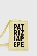 Torebki damskie - Patrizia Pepe torebka skórzana kolor zielony - miniaturka - grafika 1
