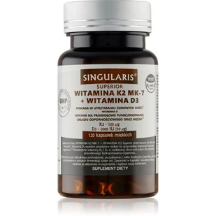 ACTIVEPHARM LABS SP. Z O.O. SP.K. ACTIVEPHARM LABS SP Z O.O SP.K SINGULARIS superior 03 WIT K2 MK-7+WIT D3 3246421 - Pozostałe kosmetyki - miniaturka - grafika 1