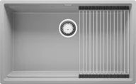 Zlewozmywaki - Zlew BRANDE SWIFT 760-80-U GRAY (szary) | podwieszany zwijany ociekacz ROLLMATA - miniaturka - grafika 1