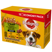 Pedigree Vital Adult karma mokra z wołowiną kurczakiem indykiem 12x100 g