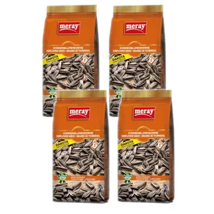 Meray Pestki słonecznika Dakota lekko solone Zestaw 4 x 250 g - słodycze lub przekąska - Inne przekąski suche - miniaturka - grafika 1