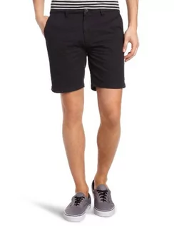 Spodnie męskie - Globe Walkshort Good Stock Chino, czarny Goodstock Chino Walkshort - grafika 1