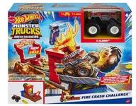 Tory, garaże, parkingi - Hot Wheels Monster Trucks Ognista demolka Hnb90 - model lub pojazd - miniaturka - grafika 1