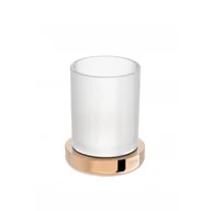 Kubki na szczoteczki do zębów - ROCA A817022RG0 Kubek szklany stojący Rose Gold - miniaturka - grafika 1