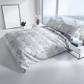 Pościel - Pościel świąteczna Carbotex, 100% bawełny, 220x200 +2x70x80cm, zimowy krajobraz - miniaturka - grafika 1