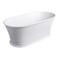 Wanny - Wanna wolnostojąca Omnires Classica M+ 160x79 cm owalna kompozyt biały mat CLASSICAWWBM - miniaturka - grafika 1