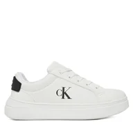 Buty dla chłopców - Sneakersy Calvin Klein V3X9-83300-1355 S Biały - miniaturka - grafika 1