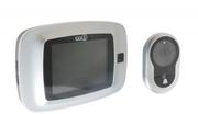 Akcesoria do drzwi - Wizjer drzwiowy elektroniczny z wbudowanym dzwonkiem, ekran LCD 3,2" - miniaturka - grafika 1