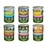 Mokra karma dla psów - Arquivet mokra karma dla psów mix smaków 6x400g - miniaturka - grafika 1