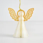 Ozdoby bożonarodzeniowe - Aniołek z papieru 1szt. 12 cm - miniaturka - grafika 1