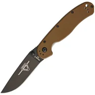 Noże - Nóż składany Ontario Rat II Coyote Brown D2 - miniaturka - grafika 1