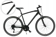 Rowery - Rower Crossowy 28" KANDS CROSS LINE 1100 rama 19" czarny R23 - miniaturka - grafika 1