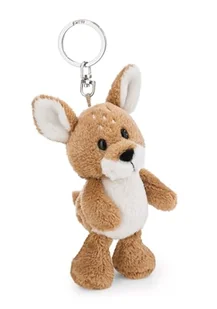 NICI 62261 Brelok do kluczy, jeleń René, wierny pluszowy towarzysz przy plecaku lub torbie, zawieszka, wisiorek dla małych i dużych, 10 cm, brązowy - Plecaki - miniaturka - grafika 1