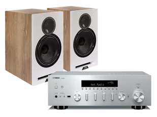 Yamaha R-N600A (srebrny) + Debut Reference B6 (biały) - Zestawy stereo - miniaturka - grafika 1