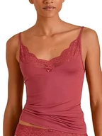 Koszulki i topy damskie - CALIDA Modal Sense damski top spaghetti, czerwony granat, Pomegranate Red, 40-42 - miniaturka - grafika 1