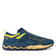 Buty sportowe męskie - Buty do biegania Mizuno Wave Ibuki 4 J1GJ2273 Granatowy - miniaturka - grafika 1