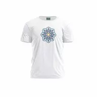 Koszulki męskie - Green Fish, Męski T-shirt z cyfrowym nadrukiem,% 100 bawełna, biały, na co dzień, męskie topy, rozmiar: XL, biały, XL - miniaturka - grafika 1