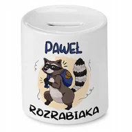 Skarbonki - Skarbonka 330 ml Dla Pawła Syna Dziecka Prezent z Nadrukiem ze Zdjęciem + Opakowanie na prezent (wzór 01) - miniaturka - grafika 1