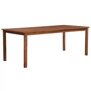 vidaXL Ogrodowy stół jadalniany, lite drewno akacjowe, 200x90x74 cm - Stoły ogrodowe - miniaturka - grafika 1