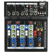 Miksery DJ - DNA DNA MIX 4 - analogowy mikser audio USB MP3 4 kanały - miniaturka - grafika 1