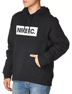 Bluzy męskie - Nike Męska bluza z kapturem M Nk Fc Essntl Flc Hoodie Po Sport Trousers czarny czarny 16-20 - miniaturka - grafika 1